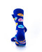 cooldesocks donuts blue crew socks rear view image