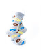 cooldesocks donuts gray crew socks right view image