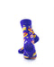 cooldesocks donuts purple quarter socks rear view image