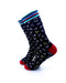 cooldesocks dragonflies pattern crew socks left view image