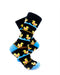 cooldesocks duck carnival black crew socks right view image