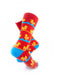 cooldesocks duck carnival red crew socks right view image