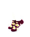 cooldesocks egg spill maroon liner socks front view image