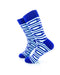 cooldesocks electric blue  crew socks left view image