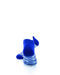 cooldesocks electric blue ankle socks rear view image