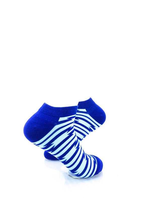 cooldesocks electric blue ankle socks right view image