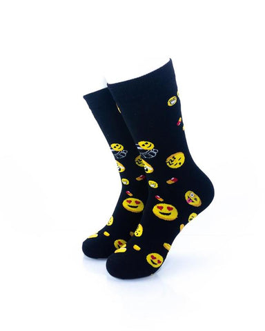 cooldesocks emoticon drugs crew socks front view image