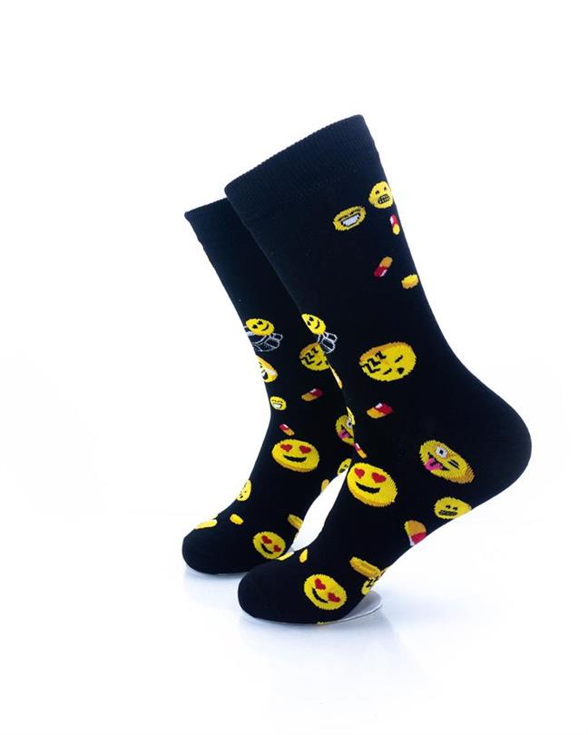 cooldesocks emoticon drugs crew socks left view image