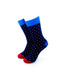 cooldesocks exquisite dot crew socks front view image