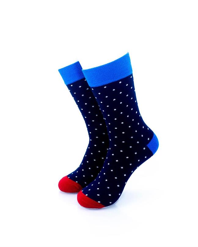 cooldesocks exquisite dot crew socks front view image
