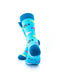 cooldesocks fish print crew socks rear view image