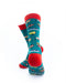 cooldesocks fishing lure aqua crew socks rear view image
