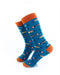 cooldesocks fishing lure teal crew socks left view image