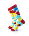 cooldesocks flowering maple crew socks left view image