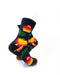 cooldesocks flowers hibiscus crew socks right view image