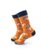 cooldesocks flowers mistletoe crew socks left view image