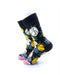 cooldesocks flowers poppy crew socks left view image