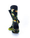cooldesocks flowers tropical garden crew socks rear view image