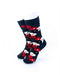 cooldesocks flowers watercress black crew socks front view image