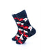 cooldesocks flowers watercress black crew socks left view image