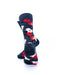 cooldesocks flowers watercress black crew socks rear view image