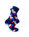cooldesocks flowers watercress blue crew socks right view image