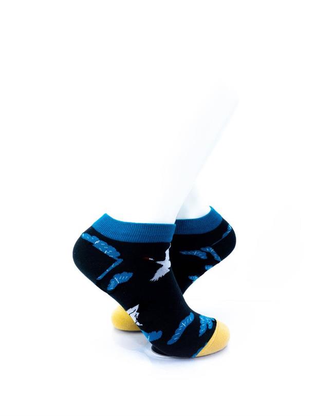 cooldesocks flying crane ankle socks right view image