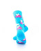 cooldesocks flying pig quarter socks rear view image