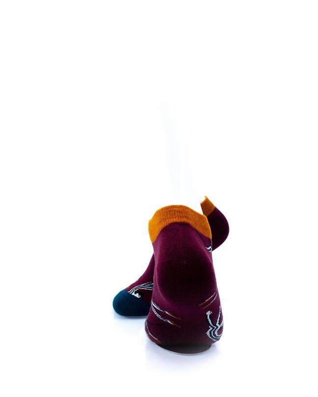 cooldesocks flying trapeze ankle socks rear view image