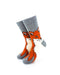 cooldesocks fox face crew socks front view image