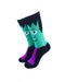 cooldesocks frankenstein crew socks front view image