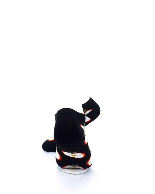 cooldesocks fruit apple liner socks rear view image