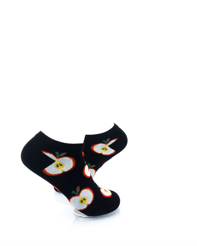 cooldesocks fruit apple liner socks right view image