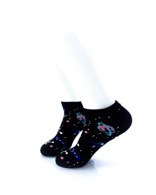 cooldesocks galaxies ankle socks left view image