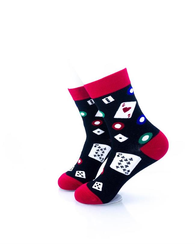 cooldesocks gamble quarter socks left view image