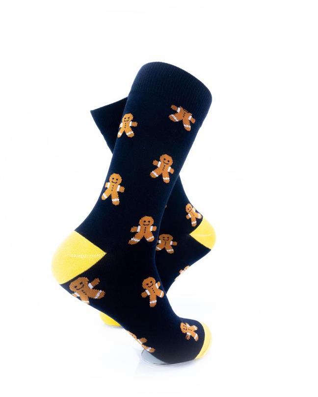 cooldesocks gingerbread man crew socks right view image