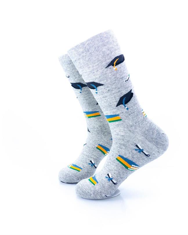 cooldesocks graduation crew socks left view image