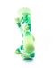 cooldesocks green leaves crew socks rear view image