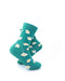 cooldesocks green sunny side up quarter socks right view image