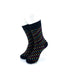 cooldesocks happy colorful letters quarter socks front view image