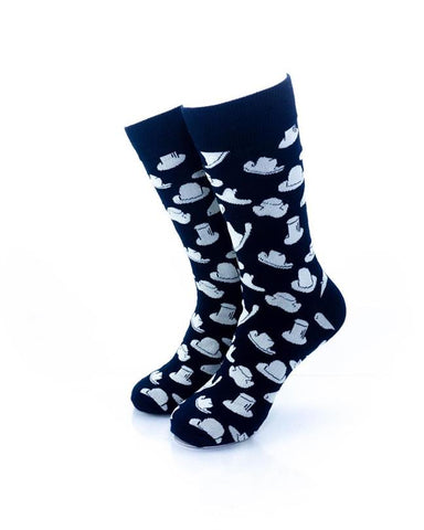 cooldesocks hats_monochrome_ crew socks front view image