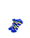 cooldesocks hexagonal blue ankle socks front view image