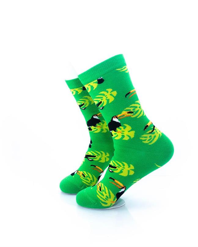 cooldesocks hornbill jungle quarter socks left view image
