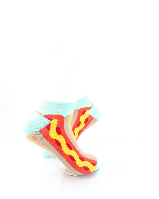 cooldesocks hot dog ankle socks right view image
