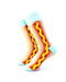 cooldesocks hot dog crew socks left view image