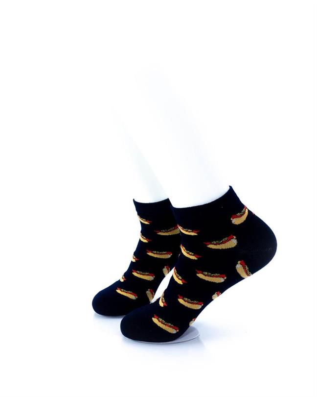 cooldesocks hot dogs ankle socks left view image
