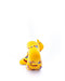 cooldesocks hot dogs in yellow ankle socks rear view image