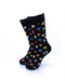 cooldesocks ice cream crew socks front view image