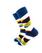 cooldesocks interlace blue crew socks left view image