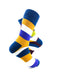 cooldesocks interlace blue crew socks right view image